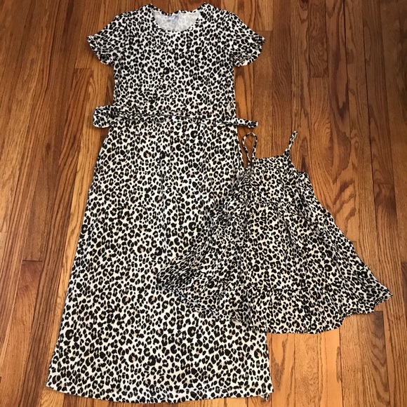 Old Navy Other - Mommy and Me leopard print dresses EUC 🐆